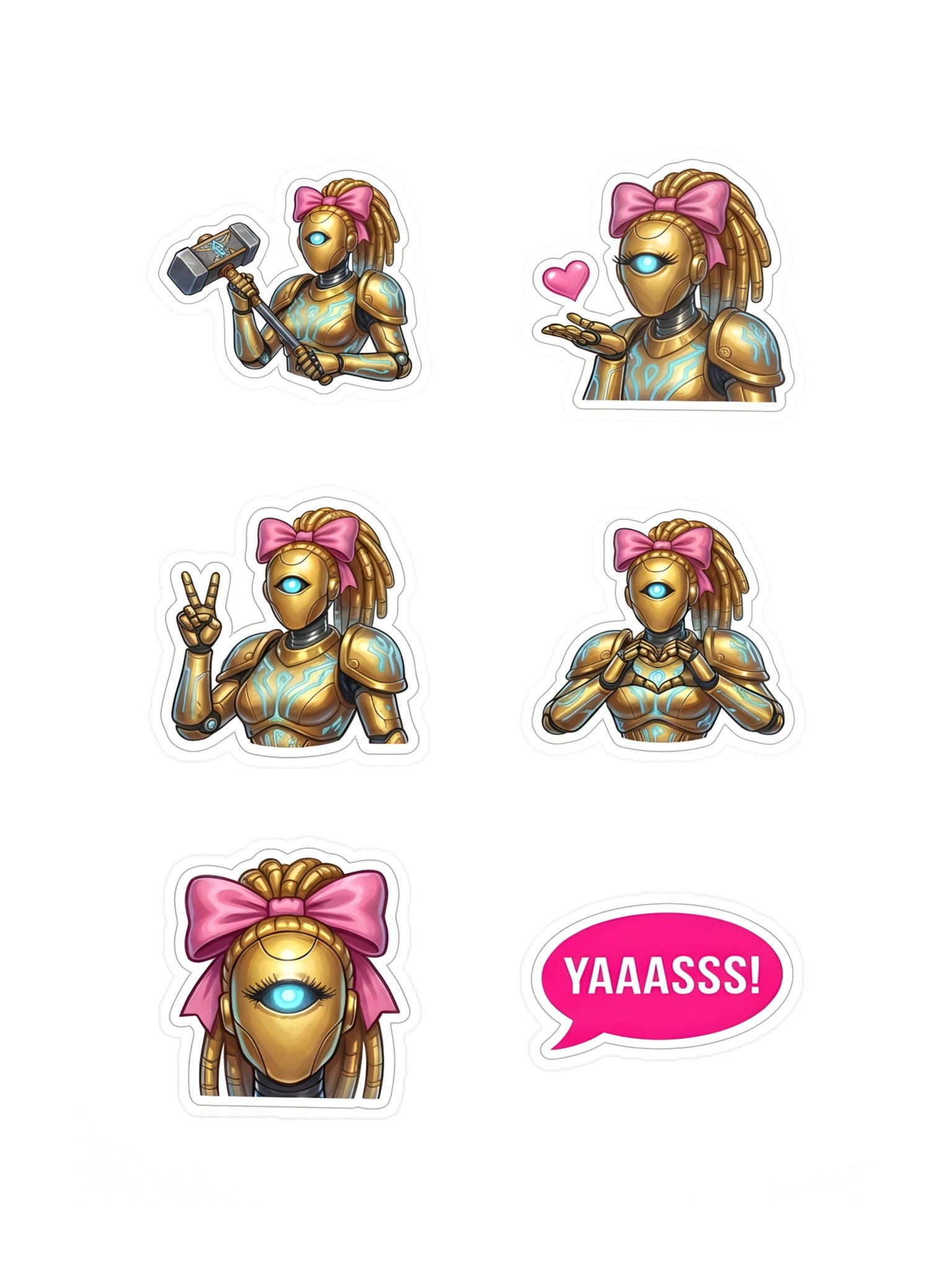 N00bette Sticker Sheet product image (3)