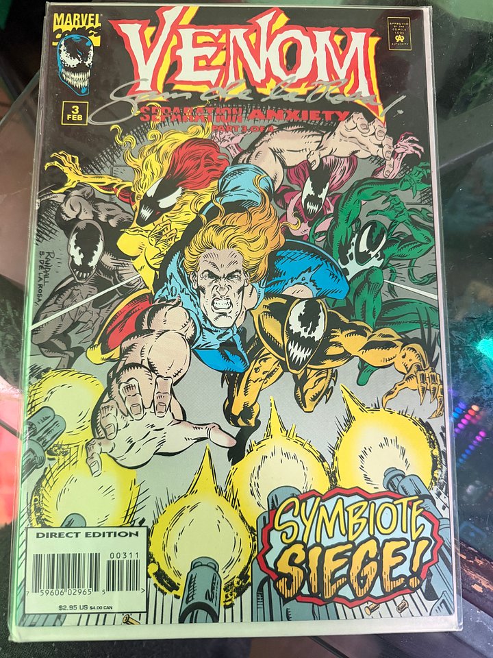 Venom: Separation Anxiety #3 — Signed Comic (Sam de la Rosa) product image (2)