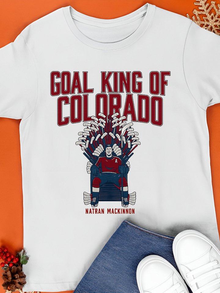 Nathan MacKinnon Goal King of Colorado Shirt product image (1)