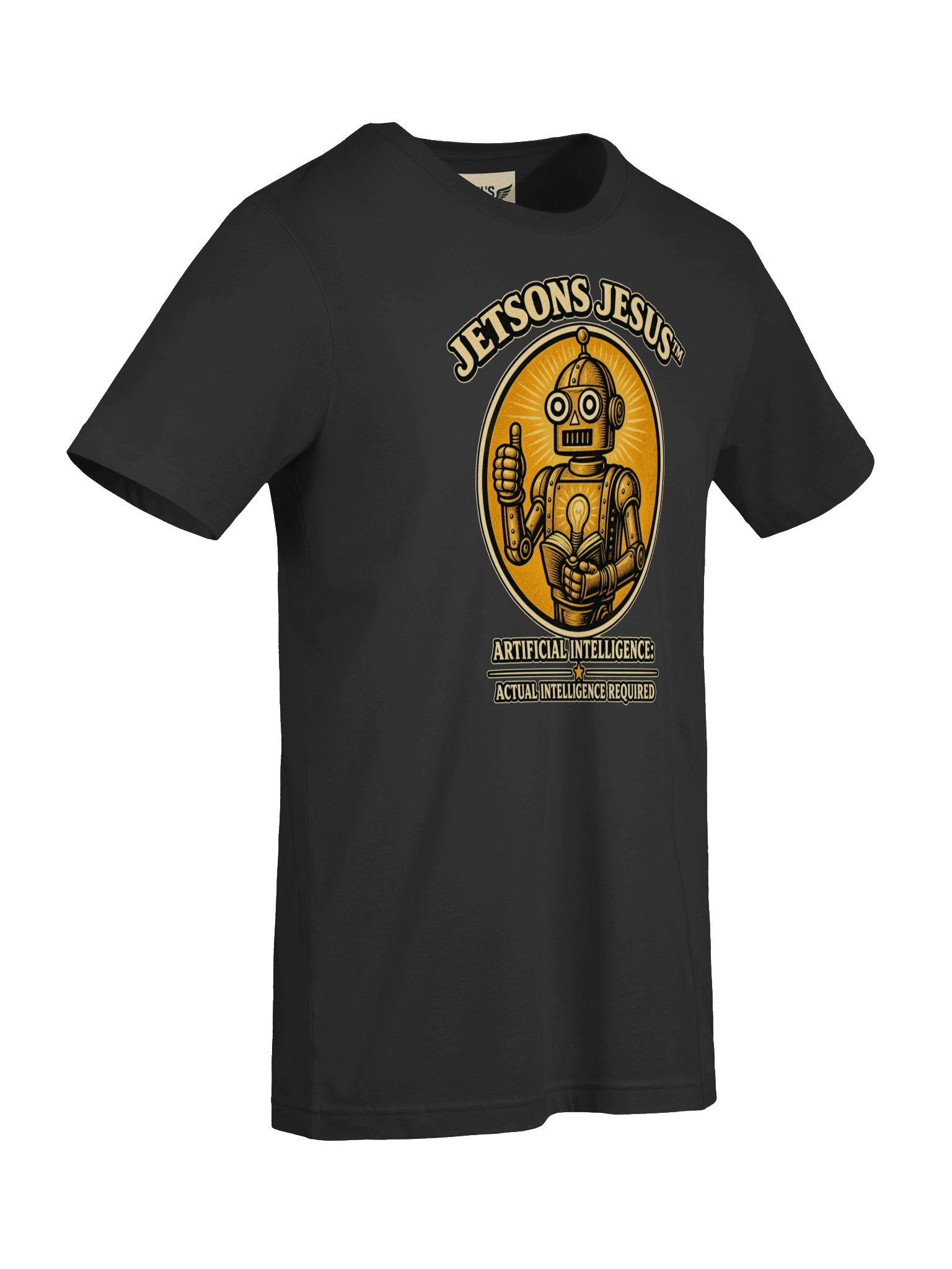 Jetsons Jesus™ T-Shirt | Artificial Intelligence, Actual Intelligence Required product image (5)