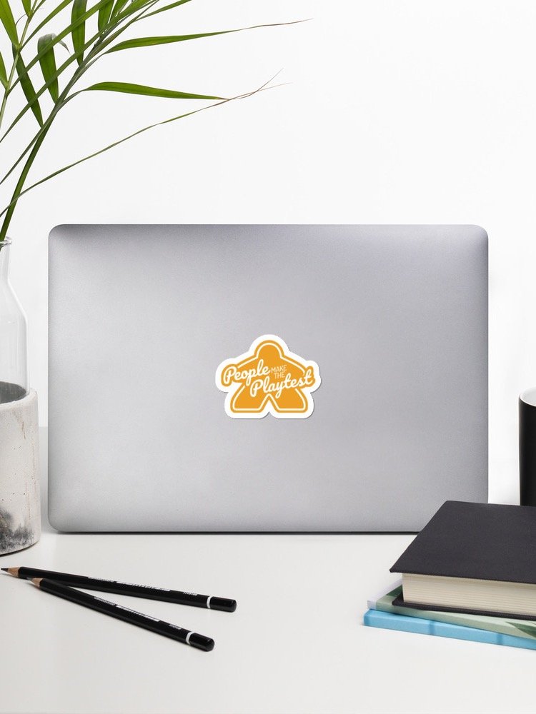 Big Meeple Yellow PMTP Vinyl Sticker product image (2)