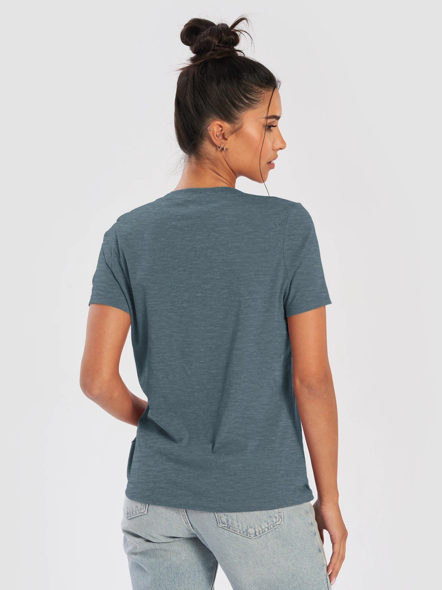 Love Yoga Vneck White product image (10)