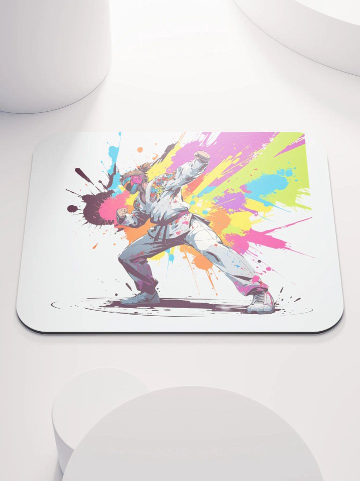 Classic Mouse Pad ( D_0144_Color Kick Taekwondo Boy of the Streets ) product image (1)