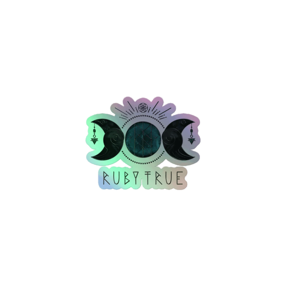 Ruby True Rune Holo Sticker | RubyTrue