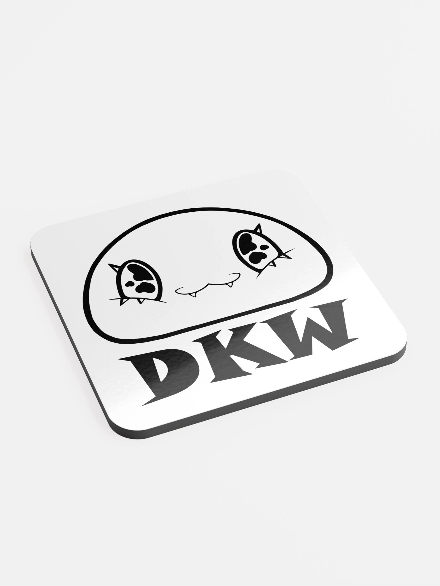 White Logo Coaster product image (2)