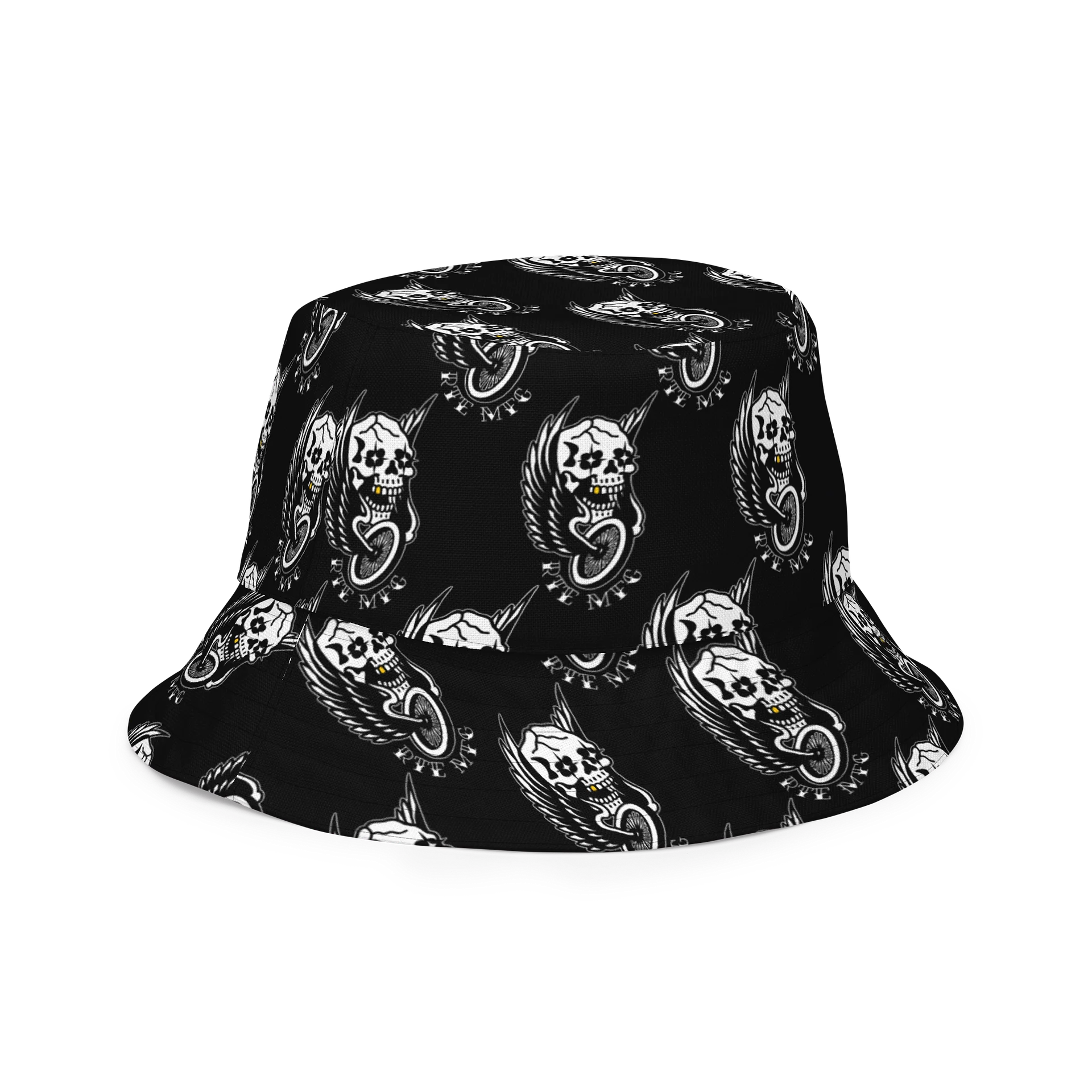 GOLD TOOTH SKULL RIDER BUCKET HAT product image (3)