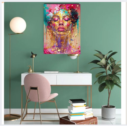 Abstract - Pink & Gold series product image (3)