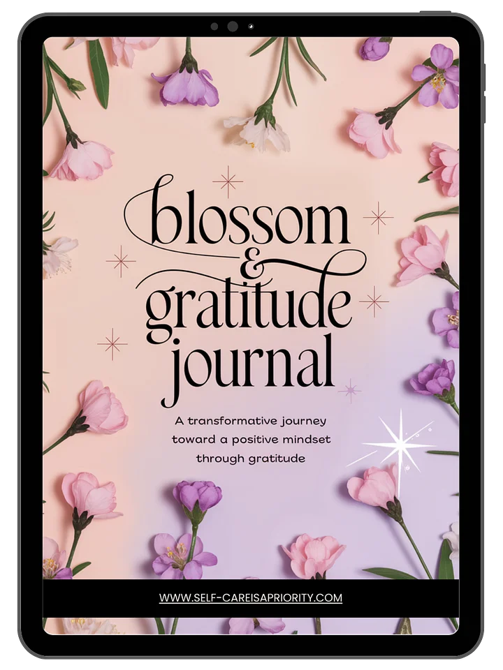 The Blossom & Gratitude Journal (Digital - PDF Format) product image (1)