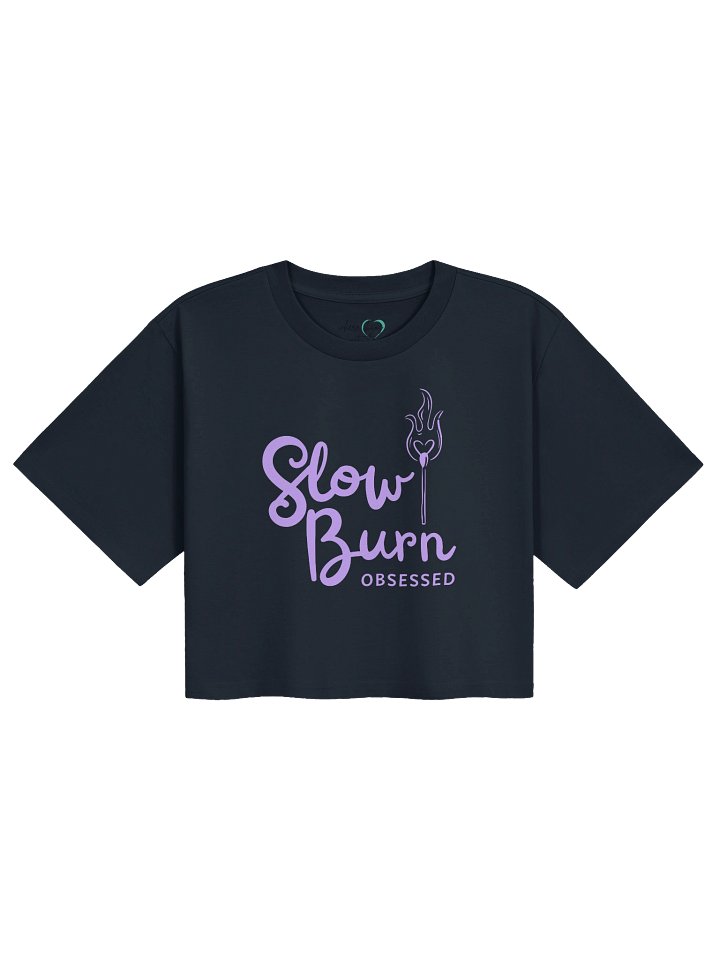 Slow Burn Obsessed | Purple Flame Crop product image (1)