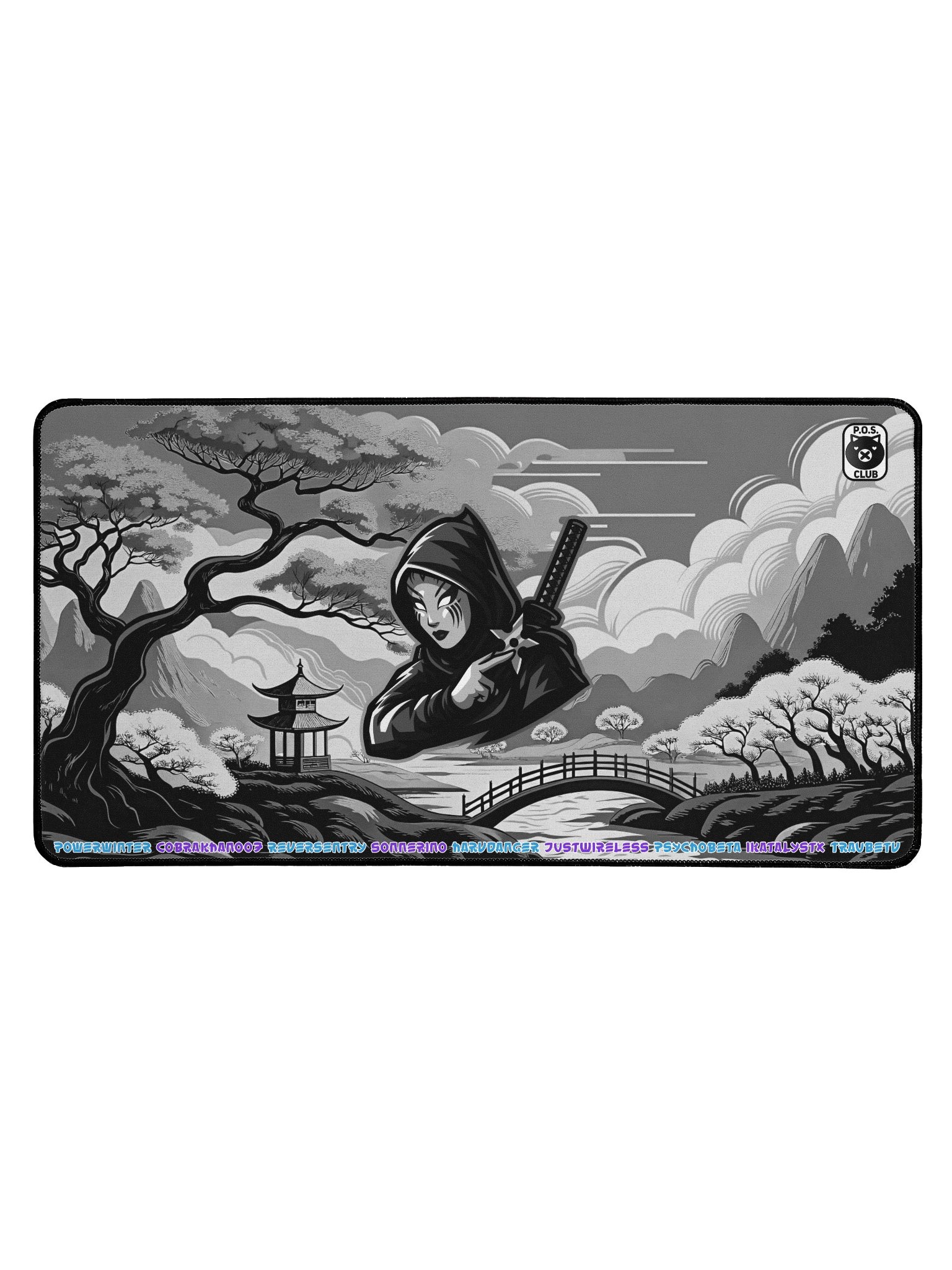 NNF land - XXL B&W mousepad - 2026 H.O.F. Edition product image (2)