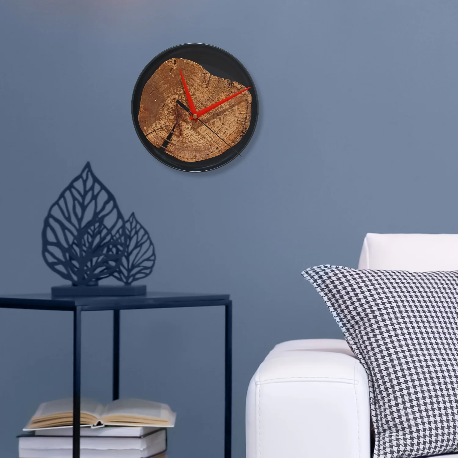 Metal & Oak Wall Clock product image (7)