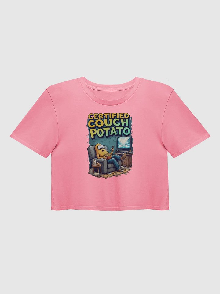 Certified Couch Potato Crop Top product image (3)