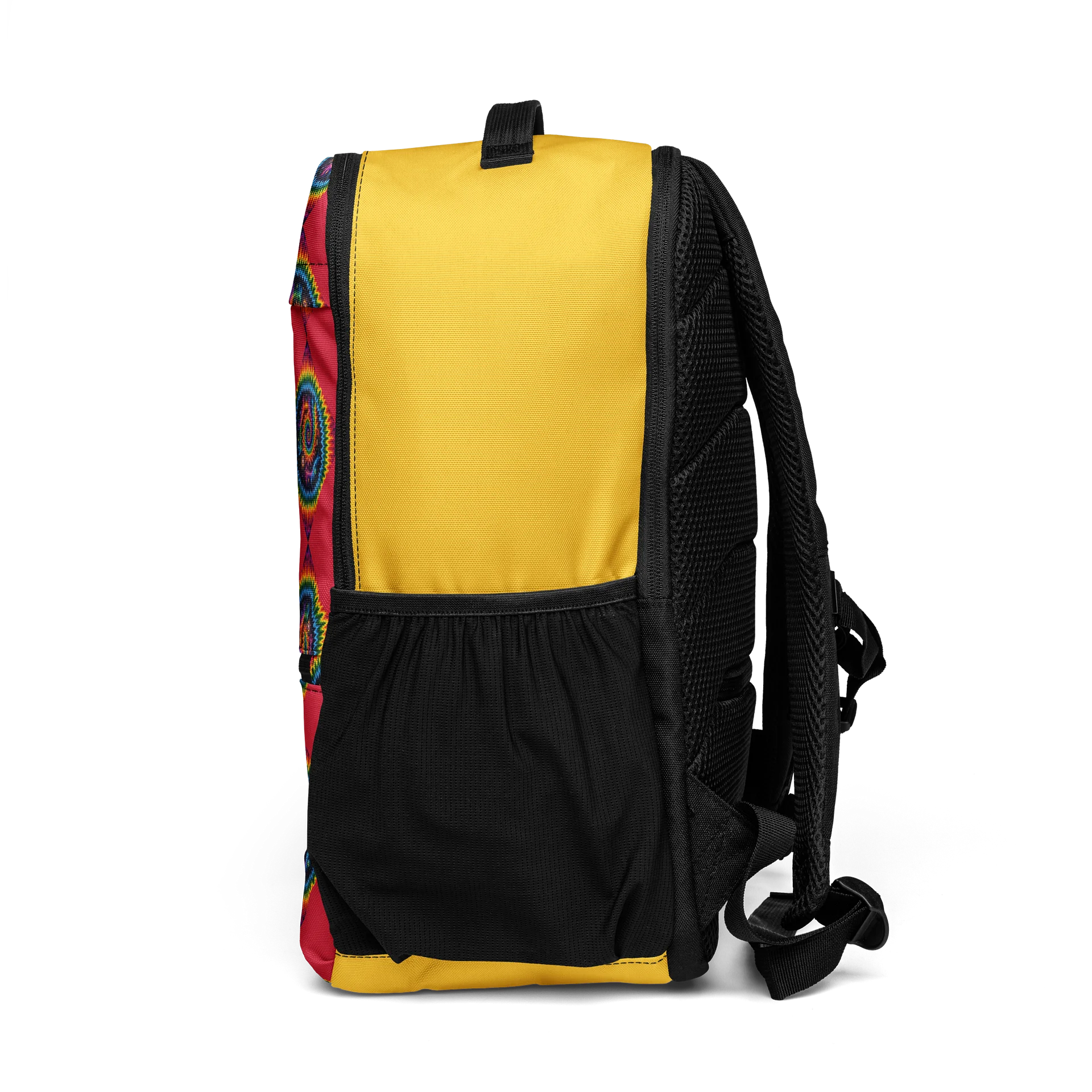 Rainbow Spiral Grid Utility Backpack product image (4)