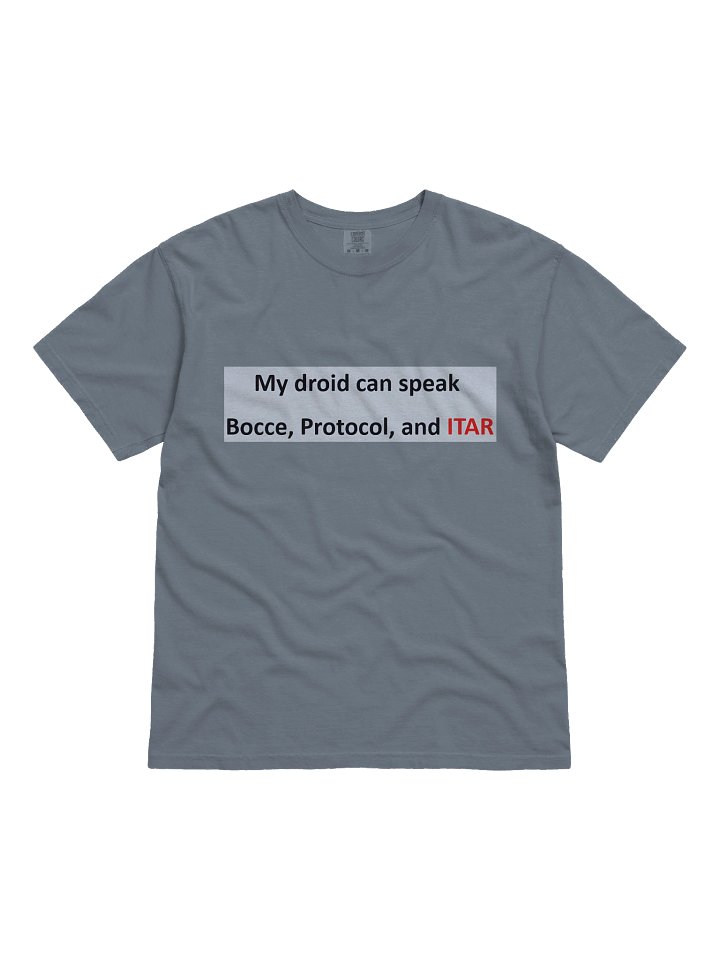 My droid can speak ITAR T Blue jean color product image (1)