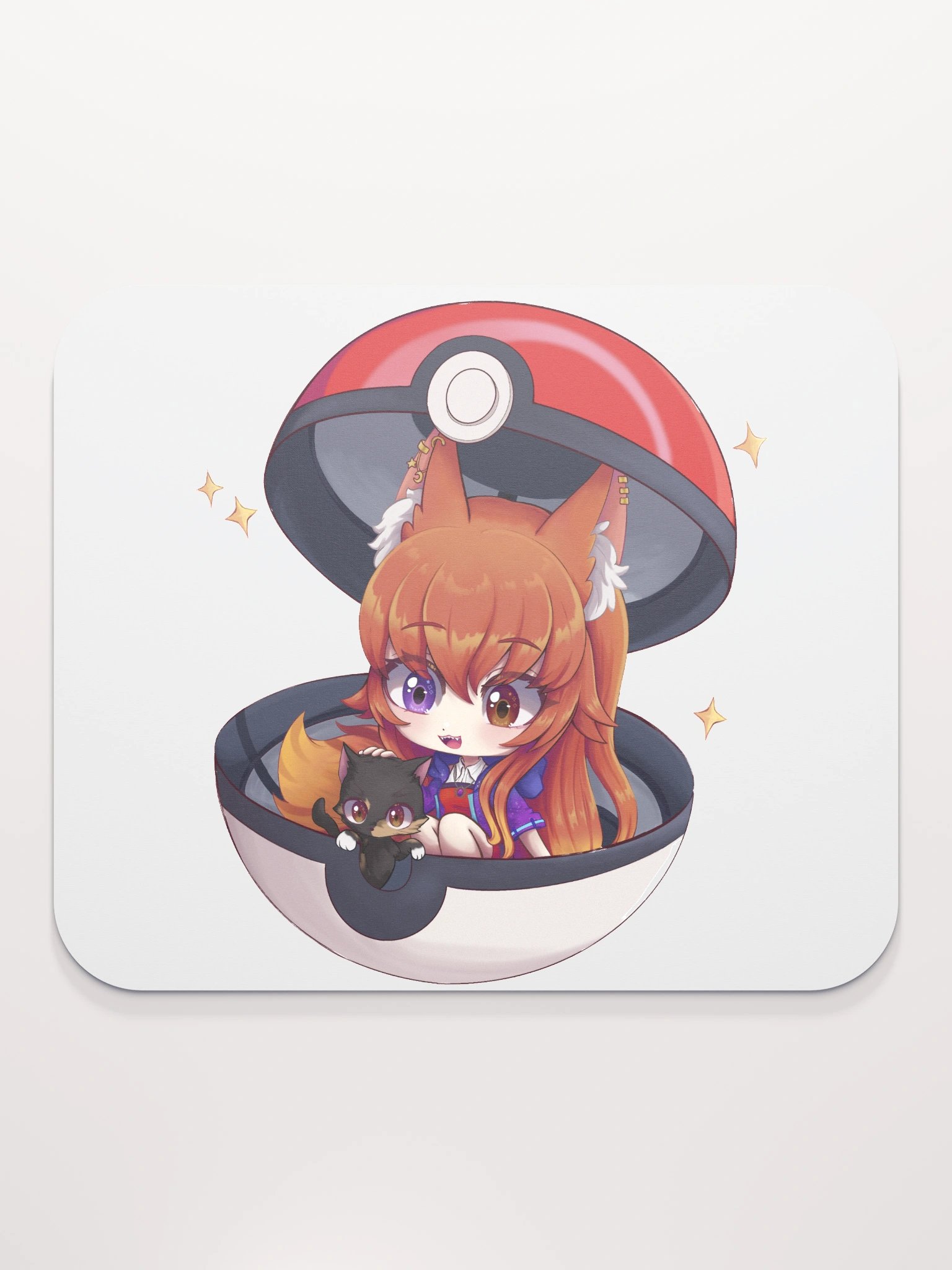 Whimsical Fox-Eared Mouse Pad product image (2)