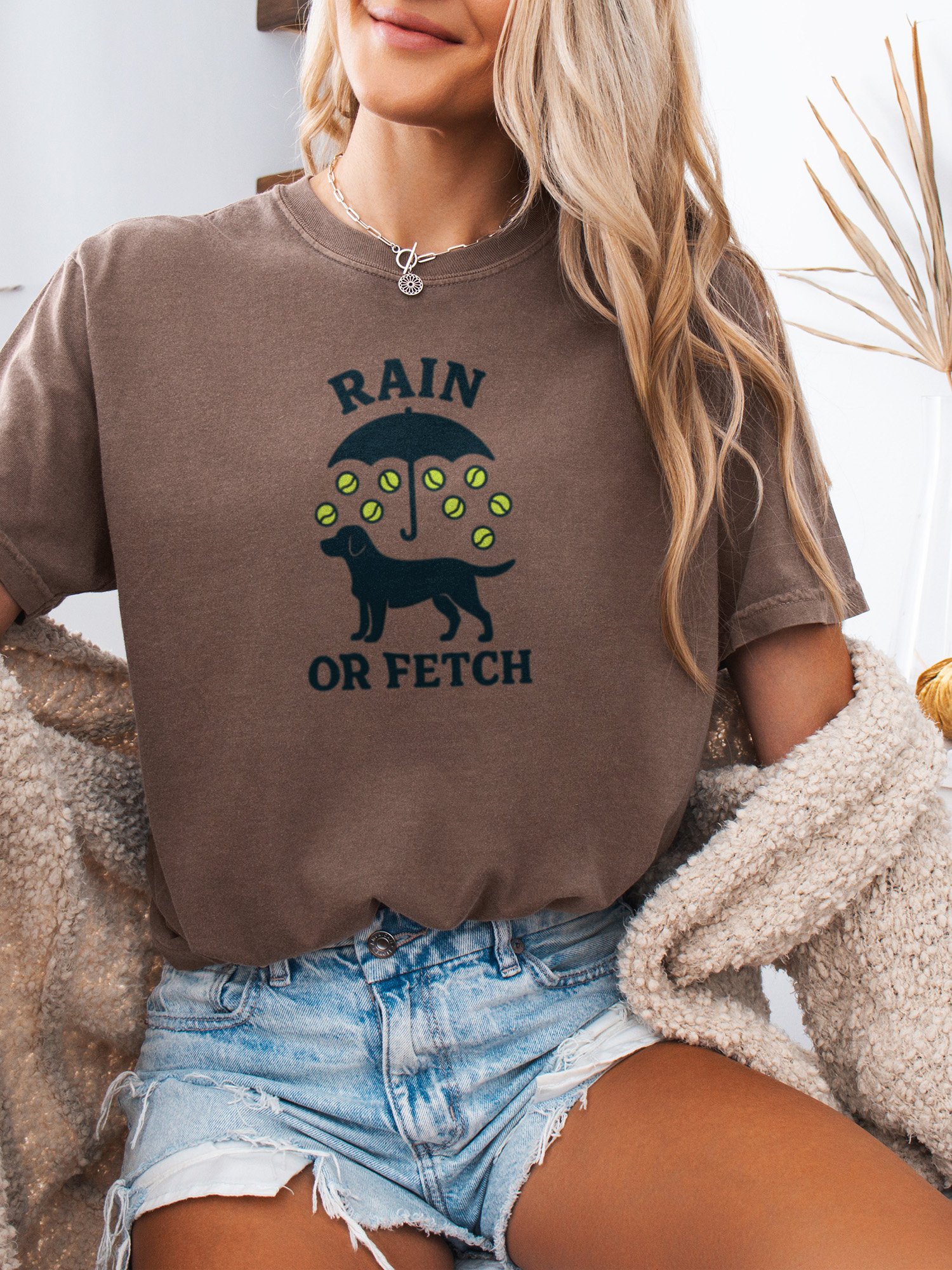 Rain or Fetch (Labrador Retriever) Tee product image (1)