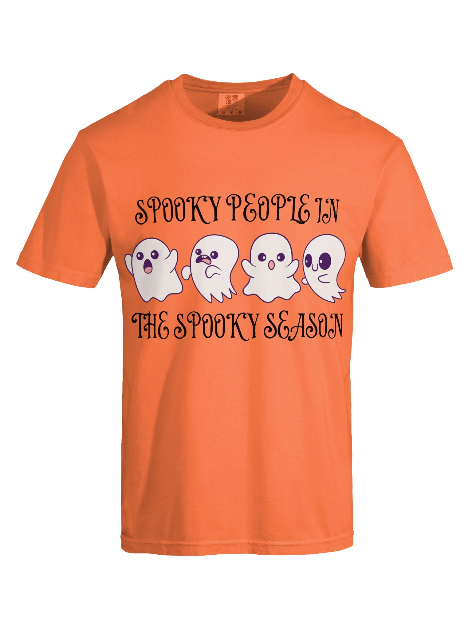 Spooky People Halloween Unisex T-Shirt – Cute Ghosts & Spooky Season Graphic product image (104)
