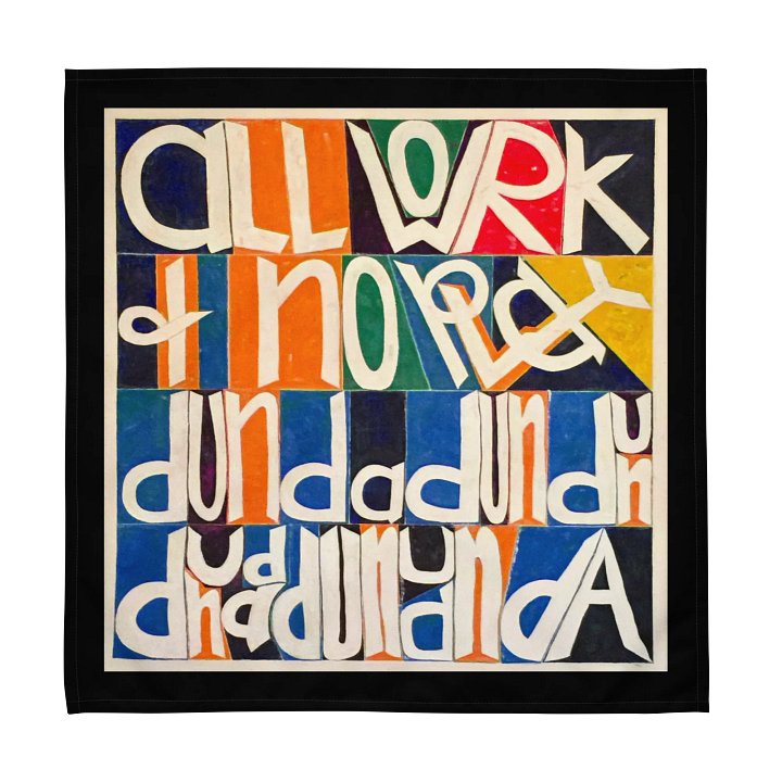 All Work and No Play Napkins product image (2)