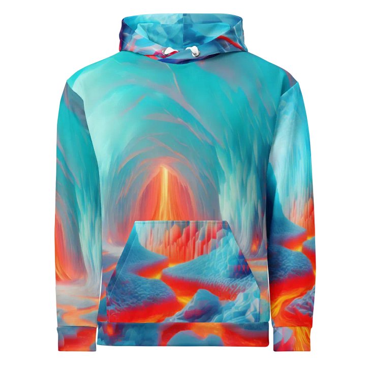 Fire and Ice - Glacial Flow with Lava Heart 27 product image (1)
