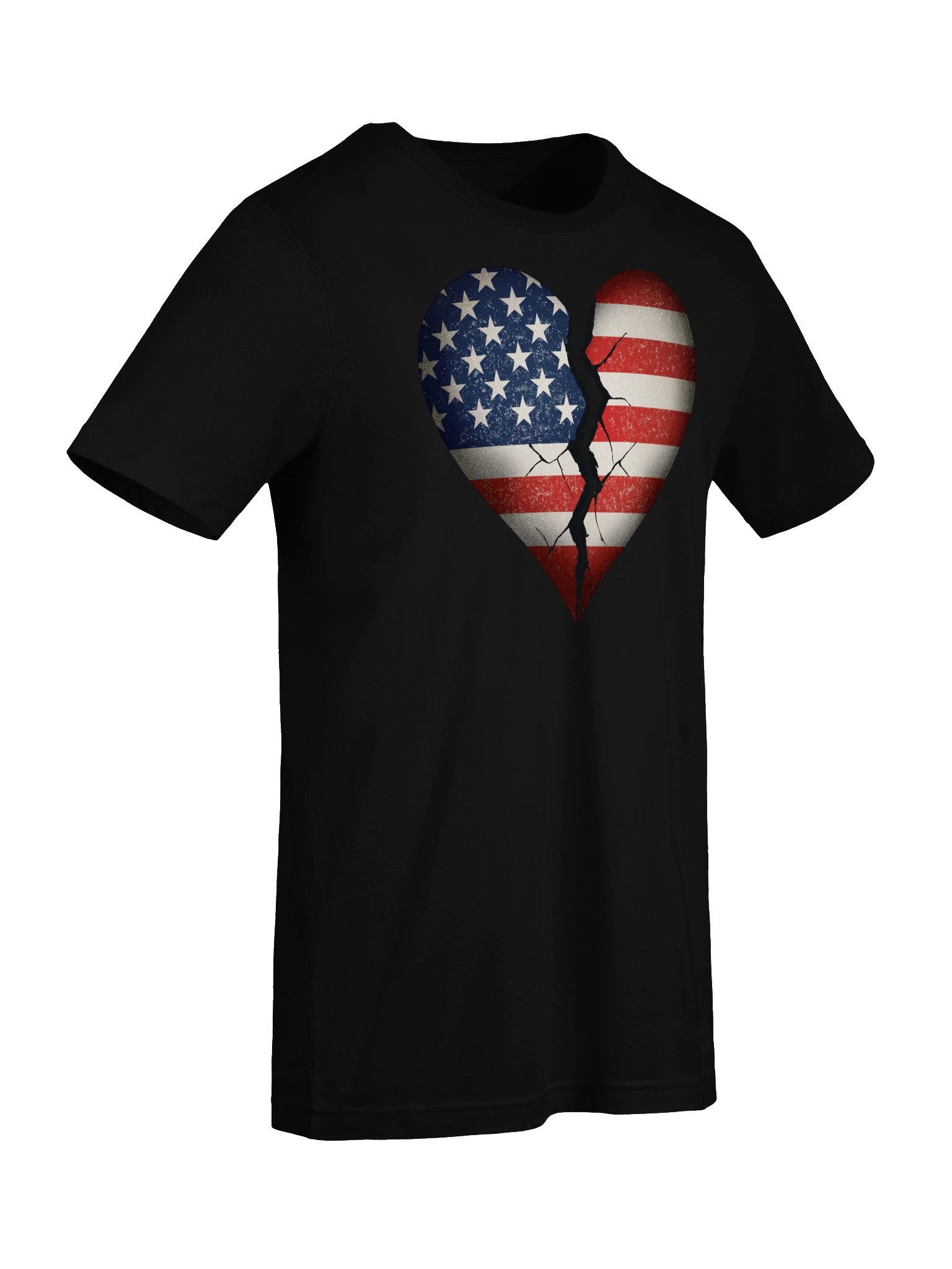 Our Broken USA Essential Tee – Two-Sided Unisex T-Shirt | Protest & Political Statement Apparel product image (9)