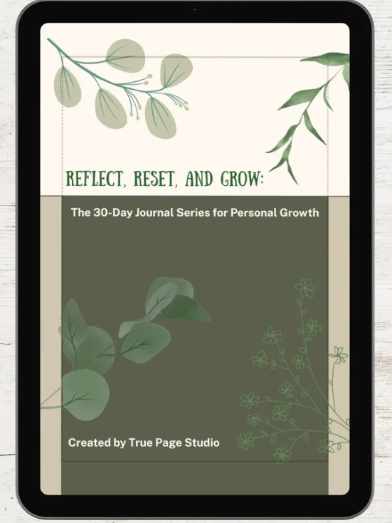 Reflect, Reset, and Grow: The 30-Day Journal Series for Personal Growth product image (1)