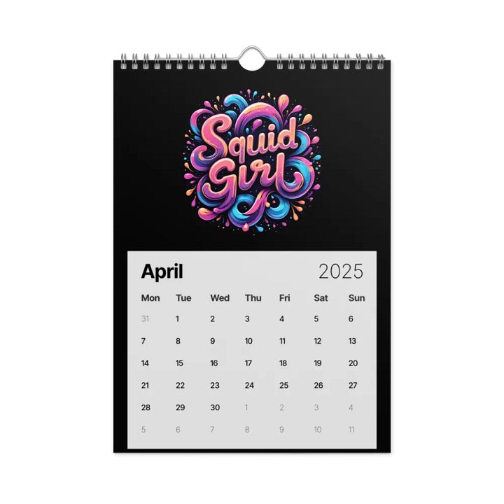 Squid Girl - Wall Calendar (2025) product image (1)