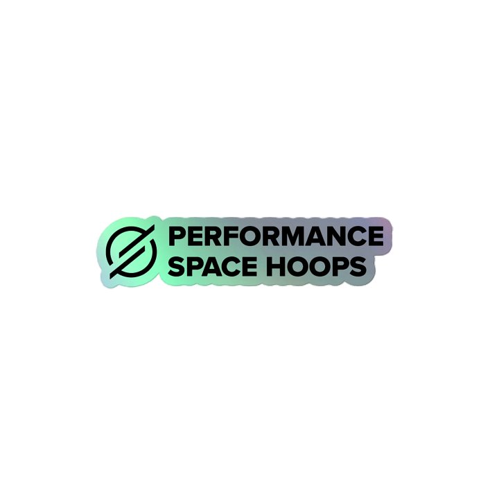 Performance Space Hoops Kiss-Cut Holographic Sticker Sheet product image (2)