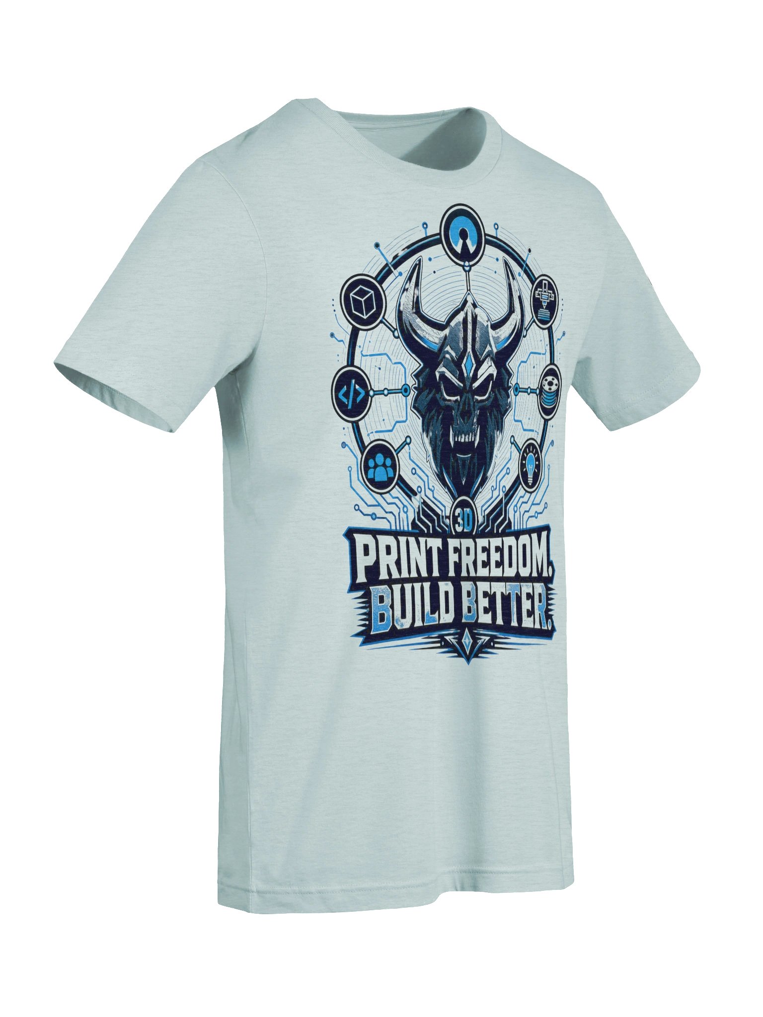 Build Better - Cyber Circuit Skull Tee product image (117)