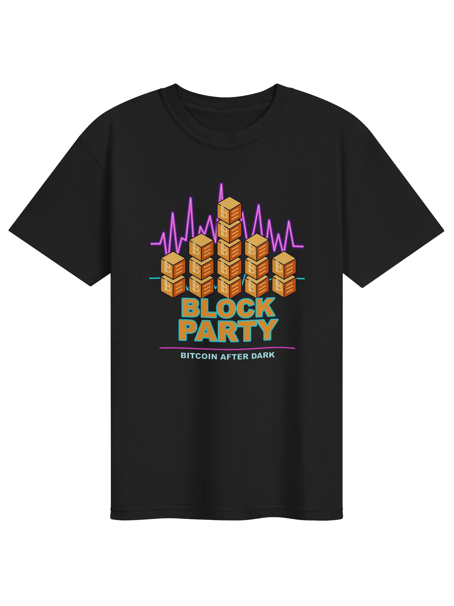 Block Party Bitcoin Rave T-Shirt product image (1)
