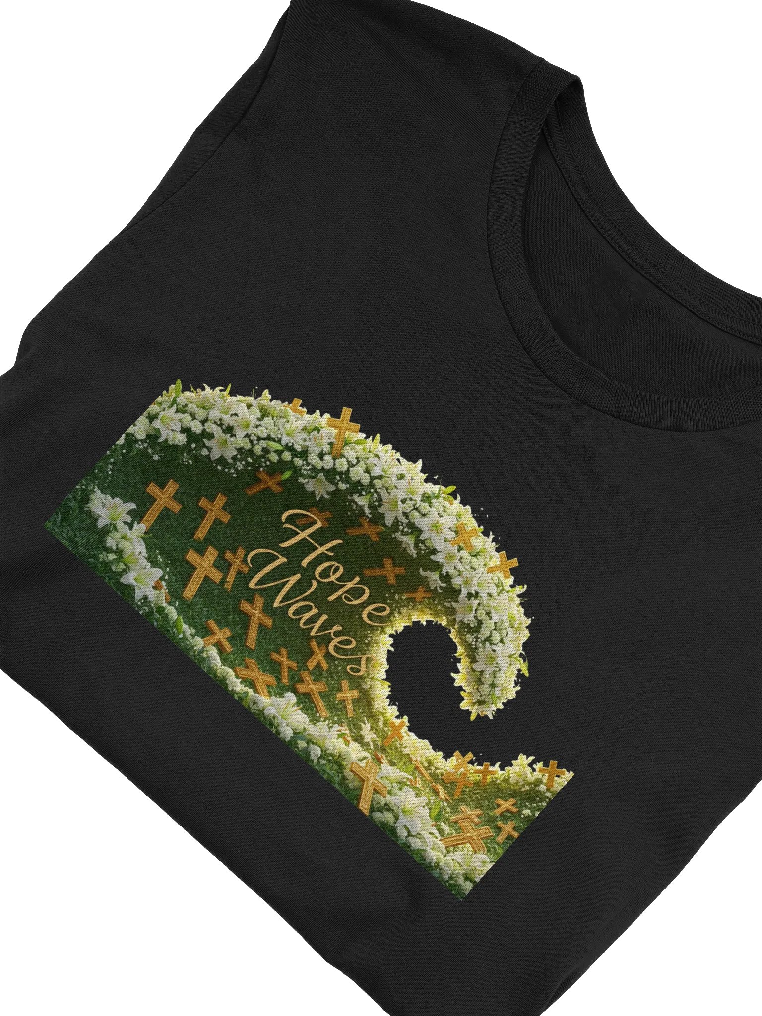 Easter Hope Waves Floral T-Shirt - Easter product image (54)
