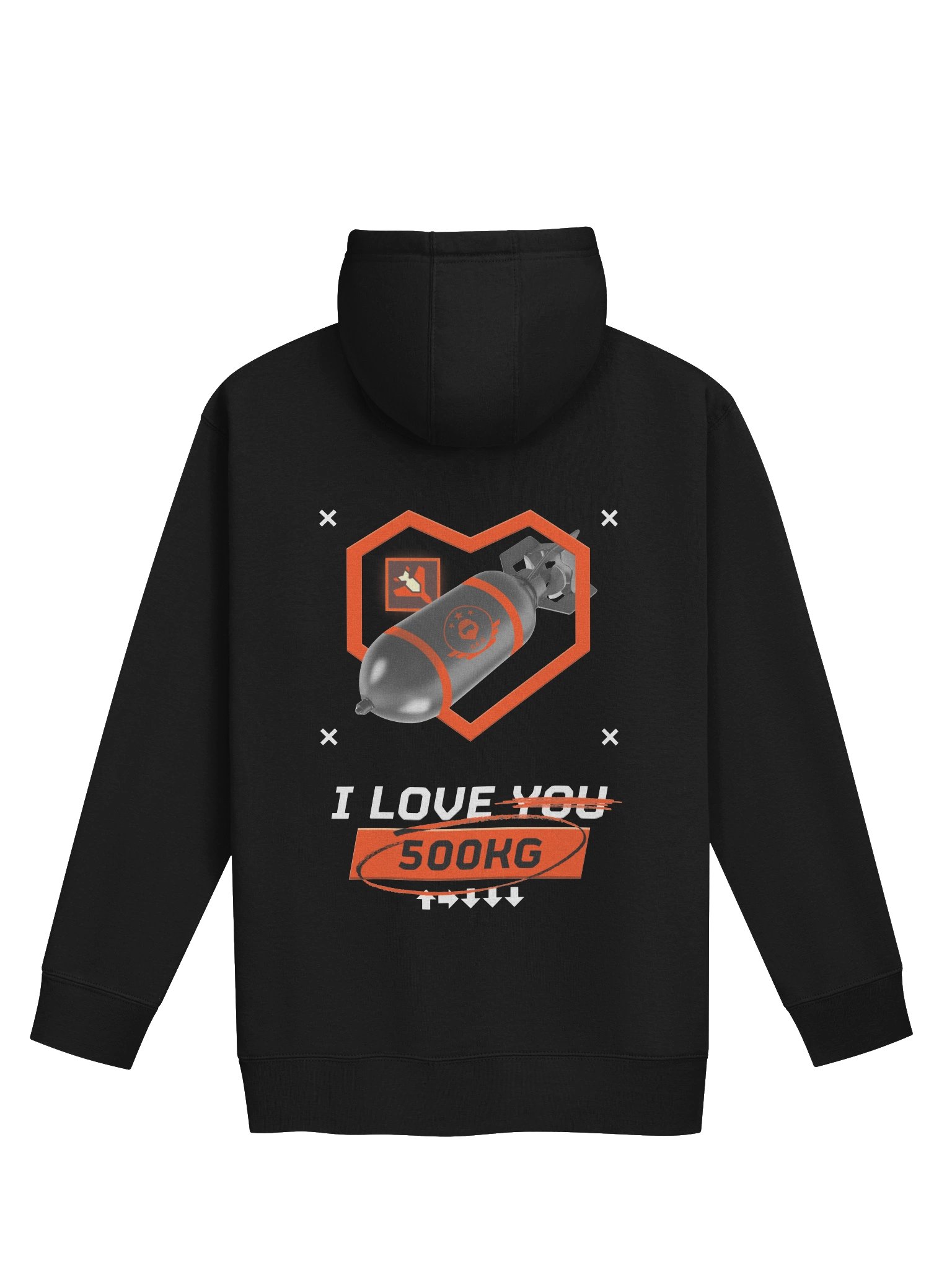 S.E.S - I Love 500KG Hoodie (Free of thought red) product image (1)