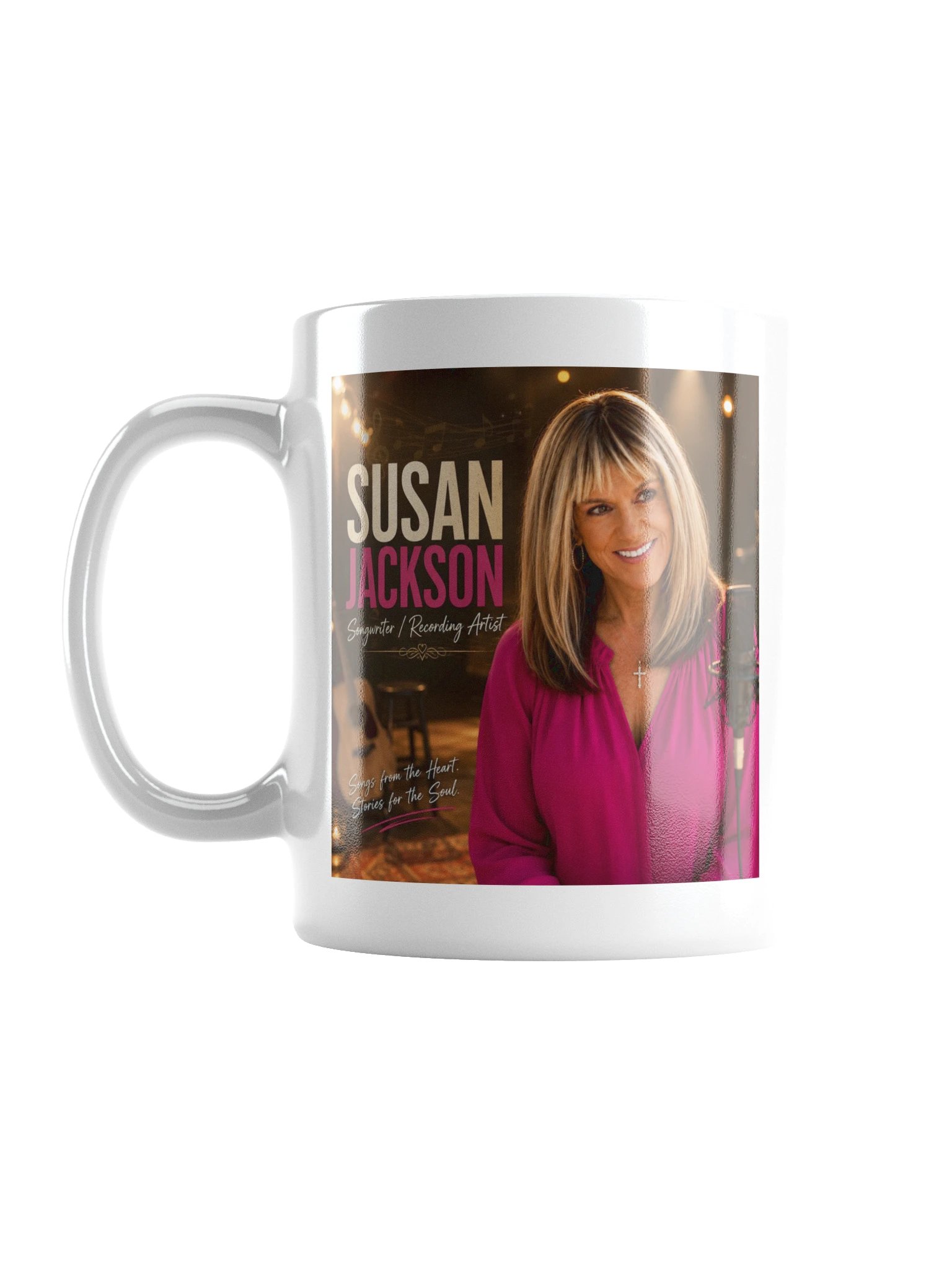 Susan Jackson White Glossy Mug product image (1)