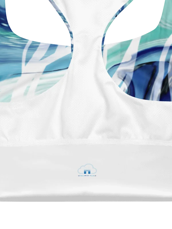 Ocean Lights Recycled Longline Sports Bra product image (3)