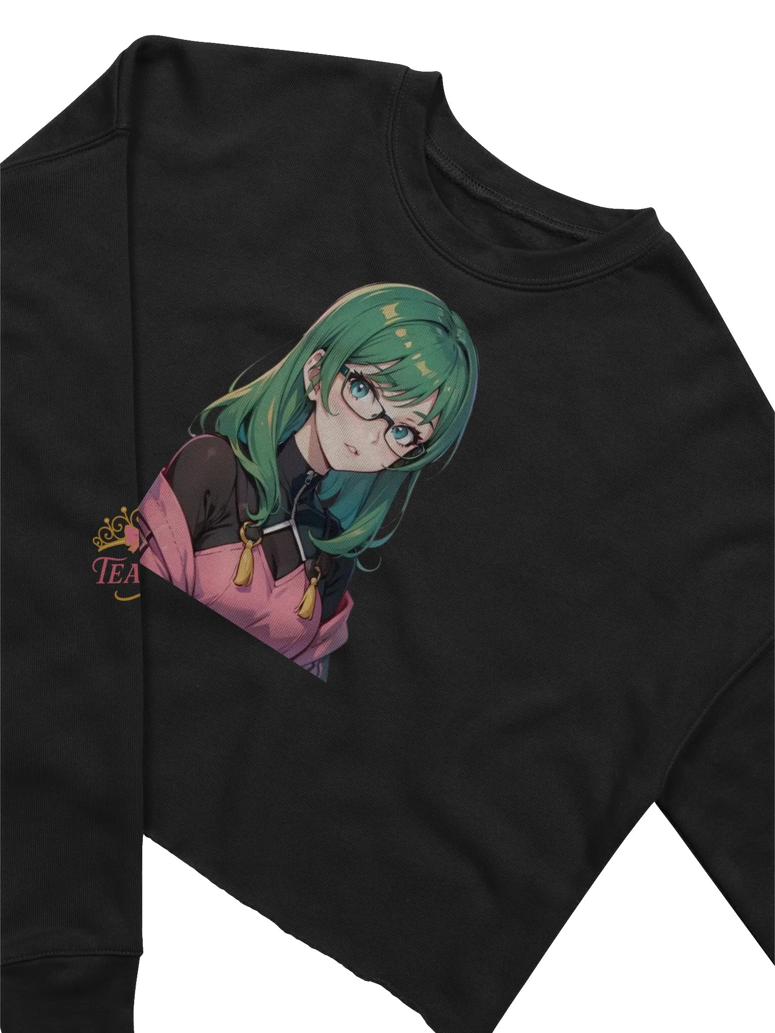 (Green WAIFU) K Crop Sweatshirt product image (3)