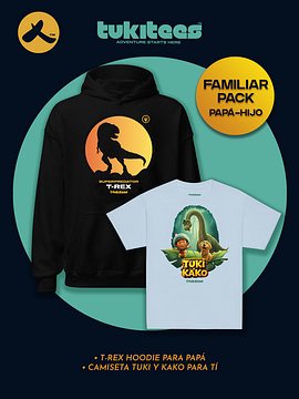 TUKITEES / PACK FAMILIAR / PAPÁ  HIJO