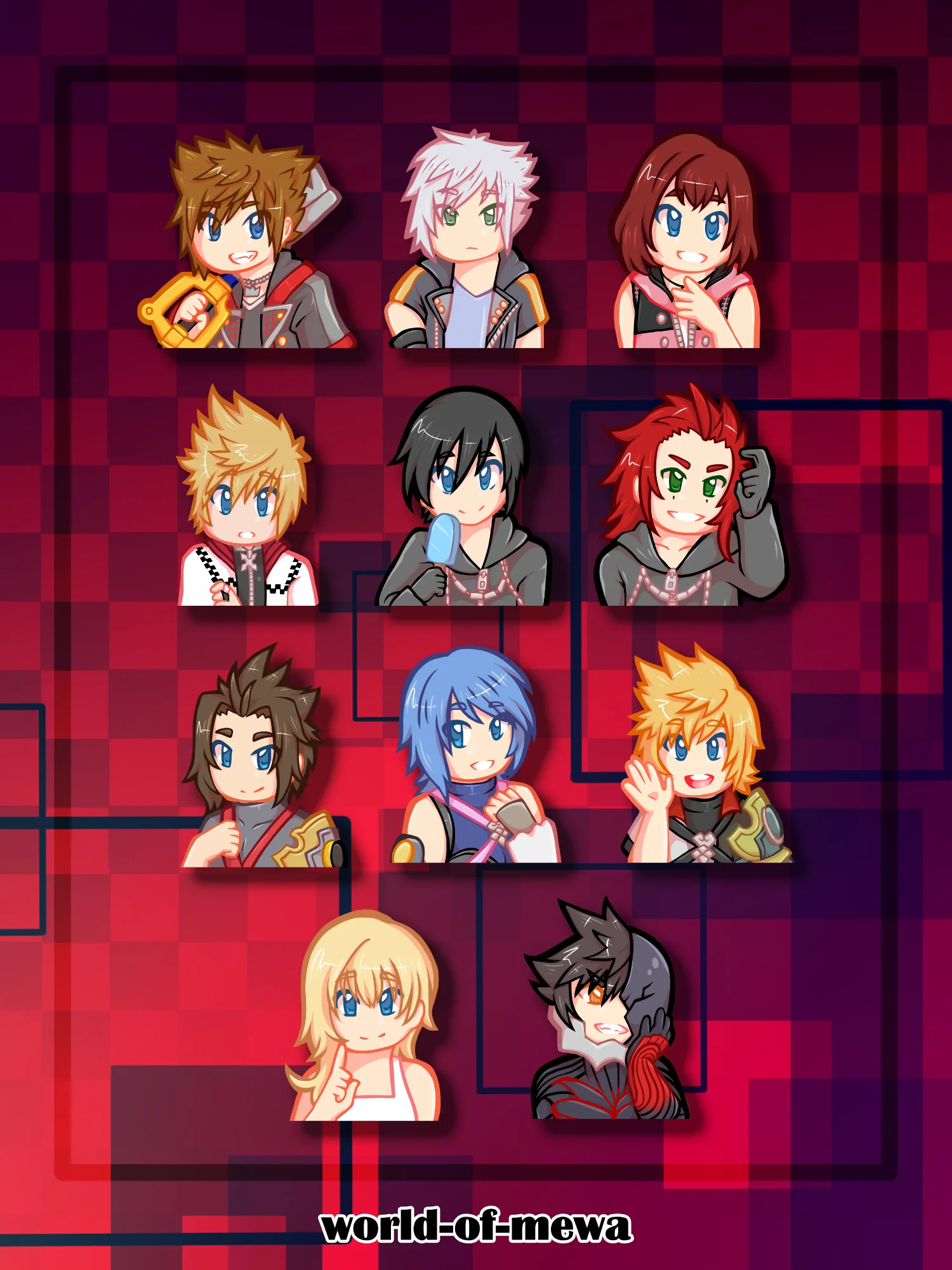 Kingdom Hearts | Acrylic Pins product image (2)