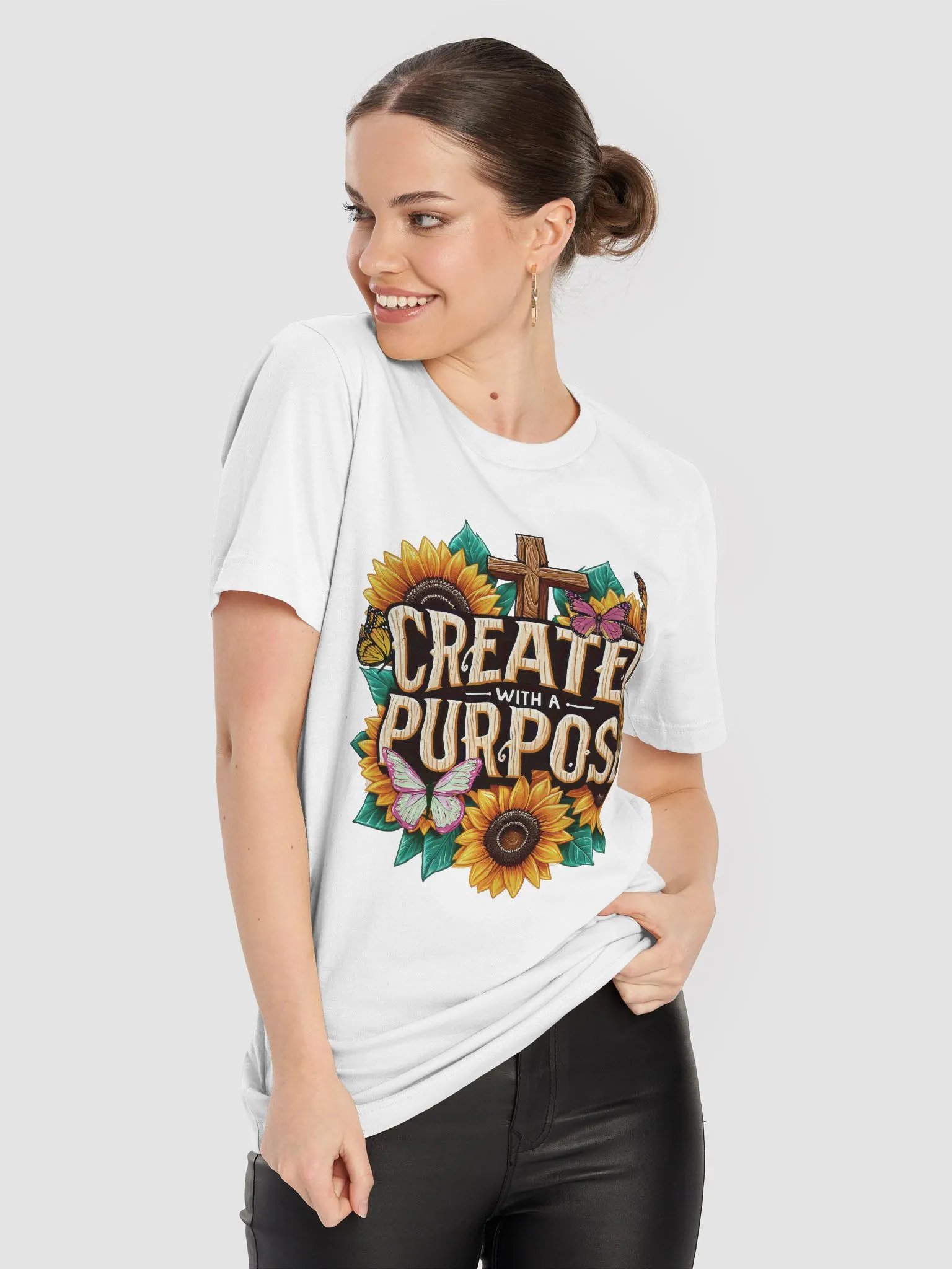 Created With a Purpose Blossom Tee product image (9)