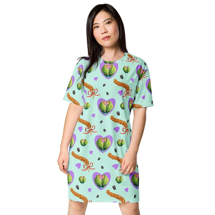 Lovebirds T-shirt Dress product image (1)