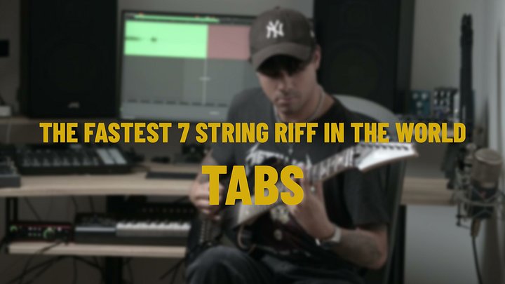 The fastest 7 string riff in the world product image (1)