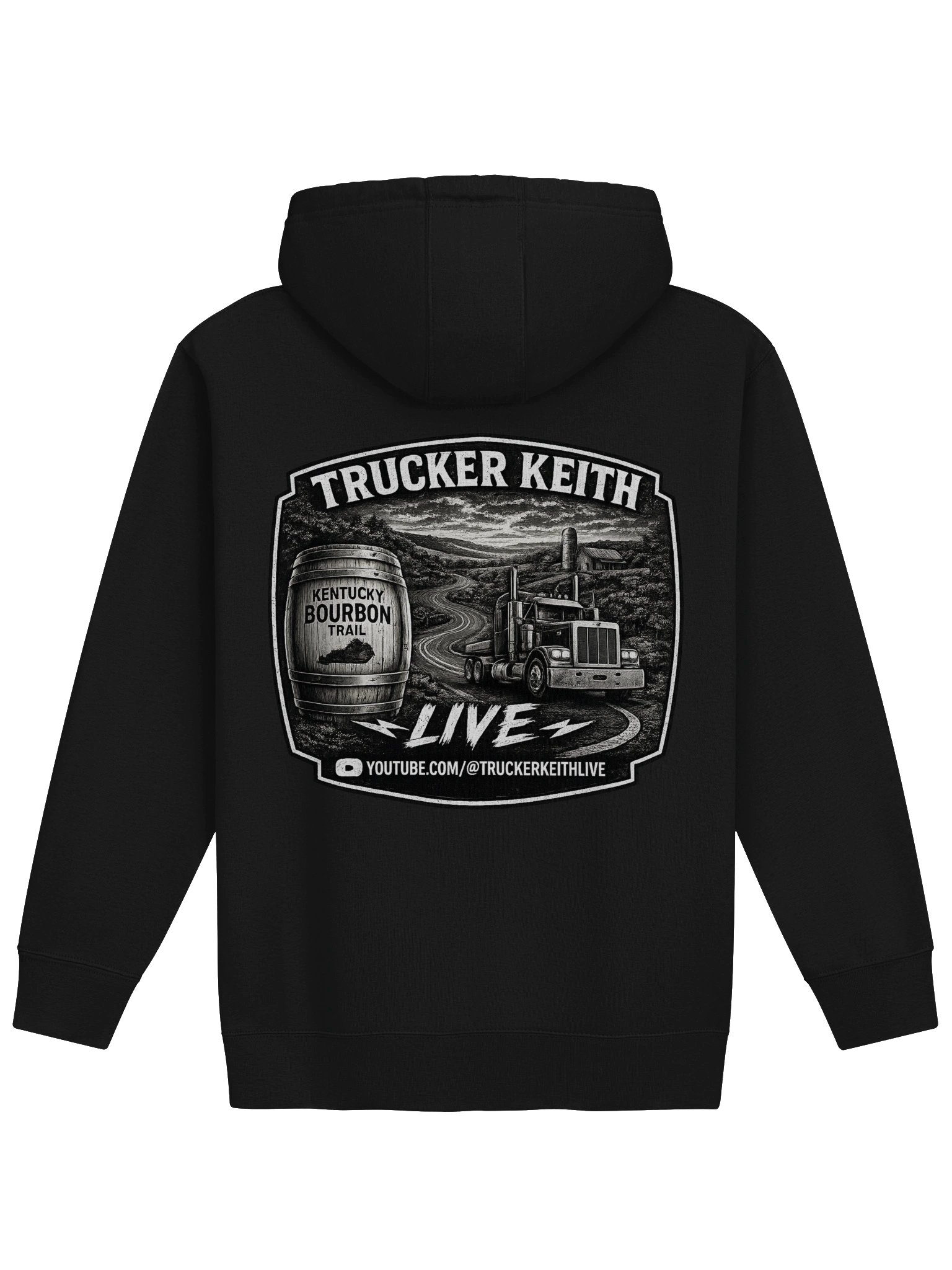 Trucker Keith Live White Badge Hoodie product image (18)