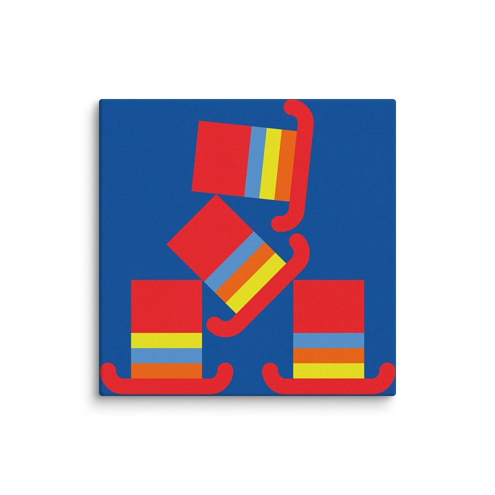 Copenhagen Boys “Nora” Square Canvas Print – 6 x 6 inches - 15,25 x 15,25 cm product image (1)