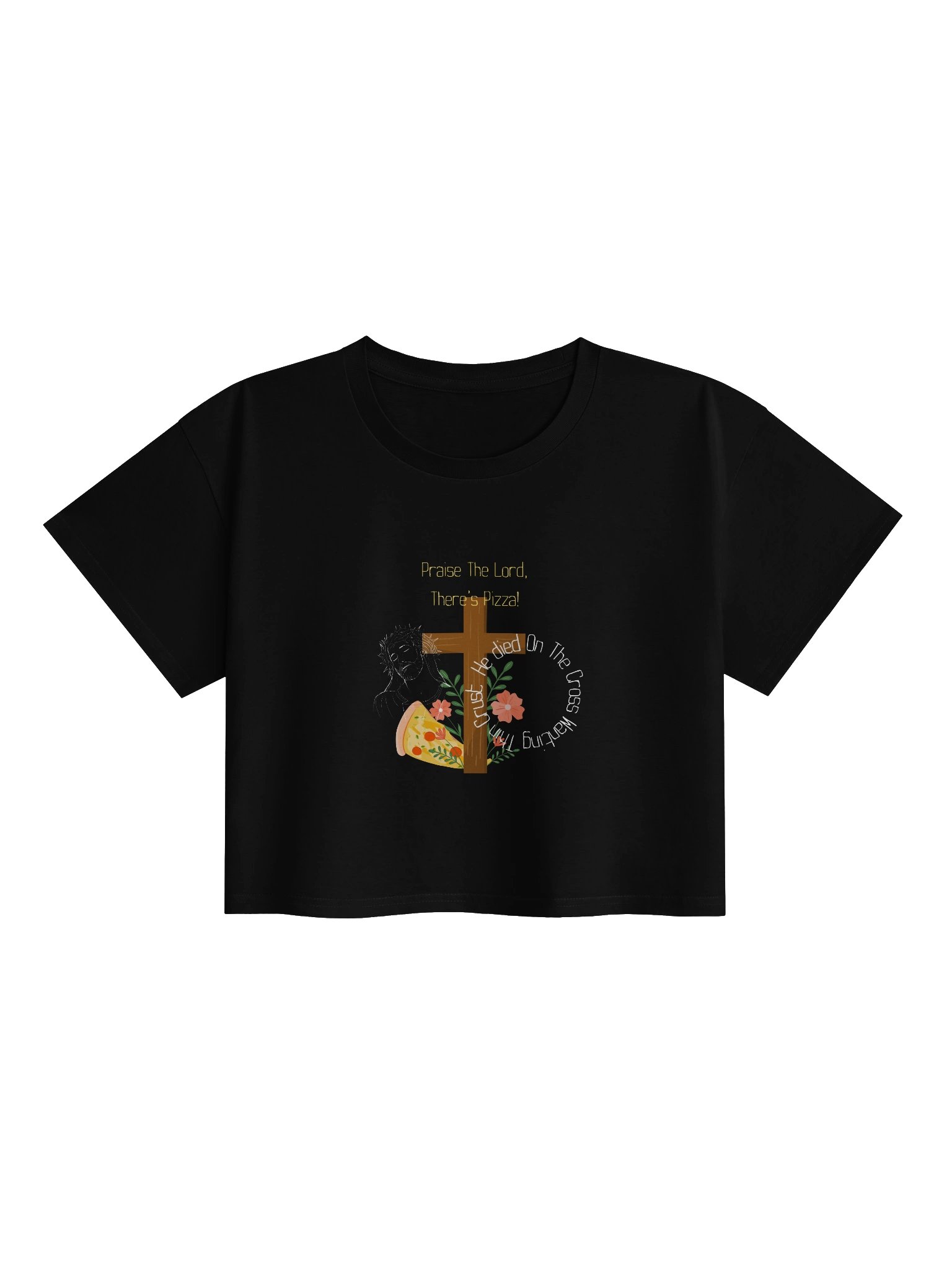 Praise The Lord, There's Pizza Crop Top product image (1)