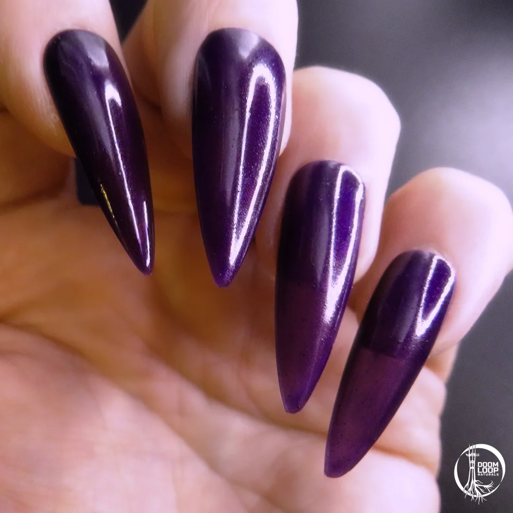 AFTER THE PARADES - Shimmery Violet Translucent Jelly Nail Polish product image (2)