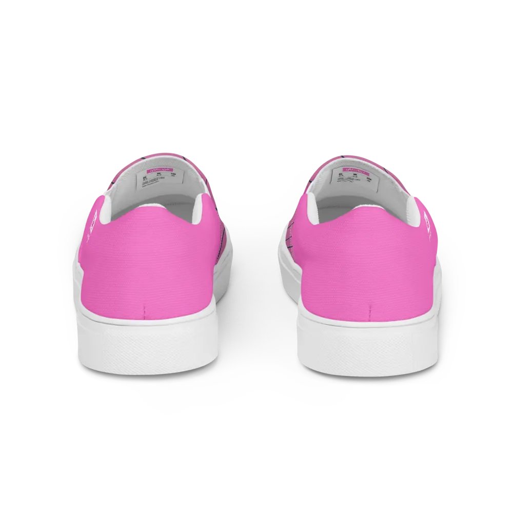 Pink Wave Men's Canvas Slip-Ons product image (7)