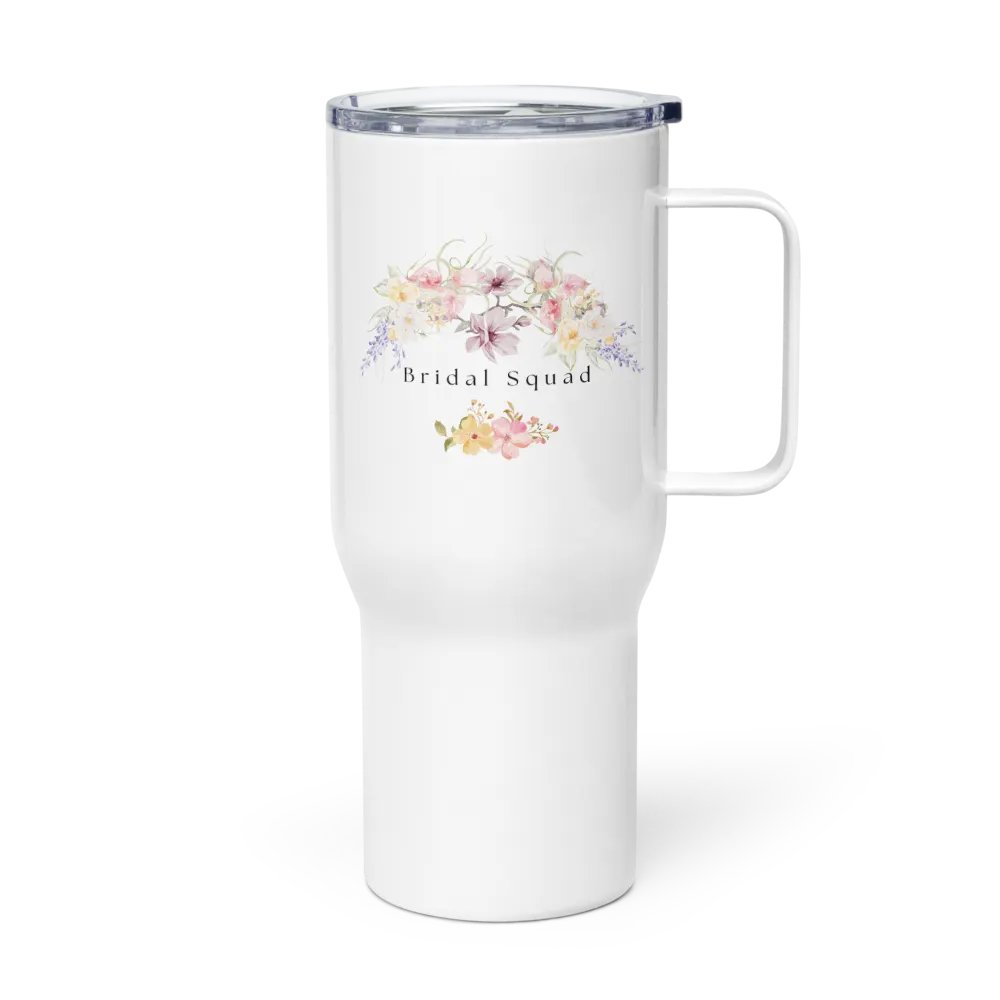 Bridal Squad 007 Delicate Floral Bliss Travel Mug product image (3)