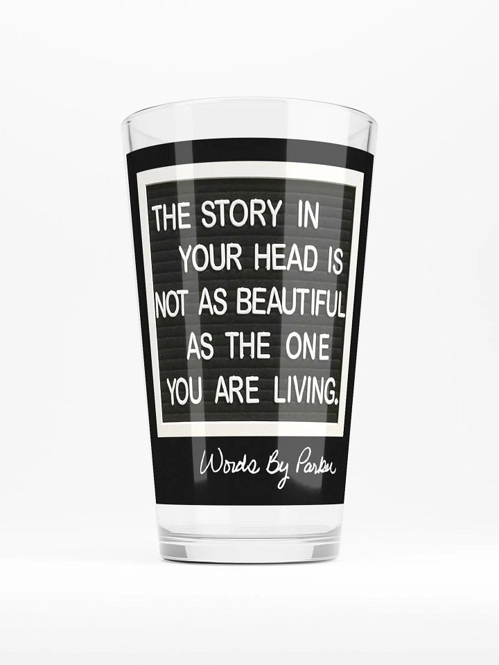 Story In Your Head Pint Glass product image (1)