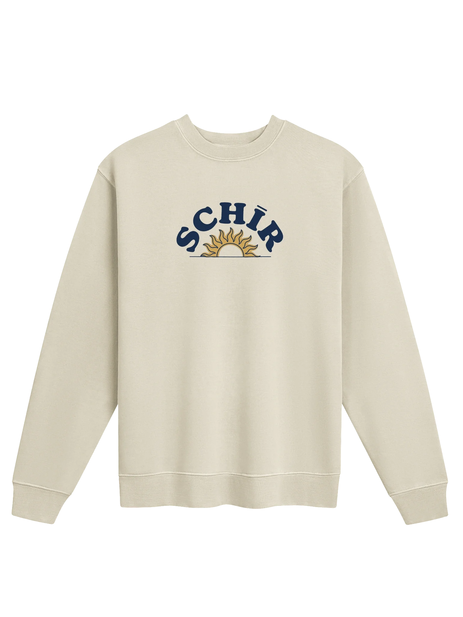 SUN ARC FRONT CREWNECK product photograph