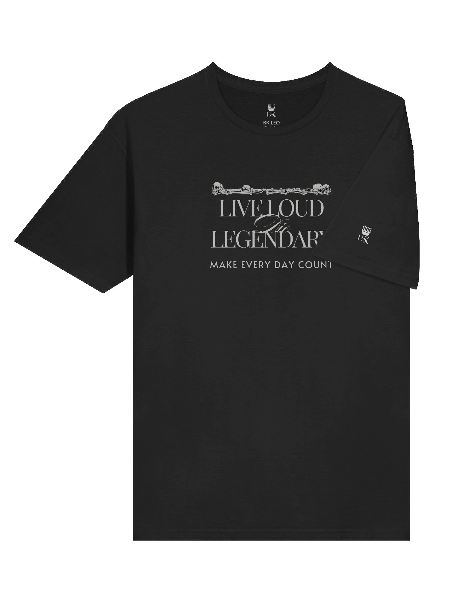 Live Loud, Die Legendary – Make Every Day Count Relaxed T-shirt product image (6)