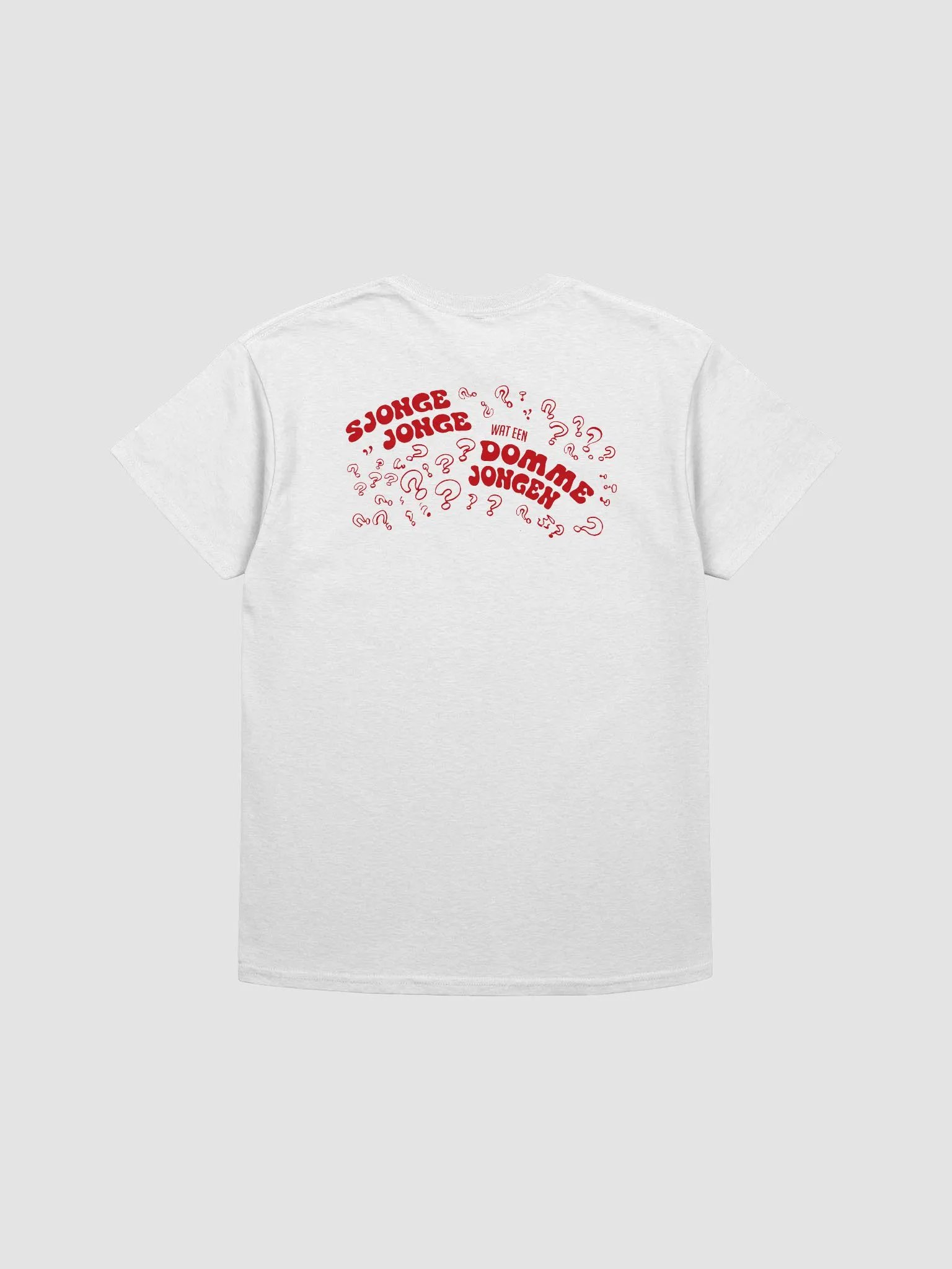 Domme Jongen - Regular T-Shirt - wit product image (2)