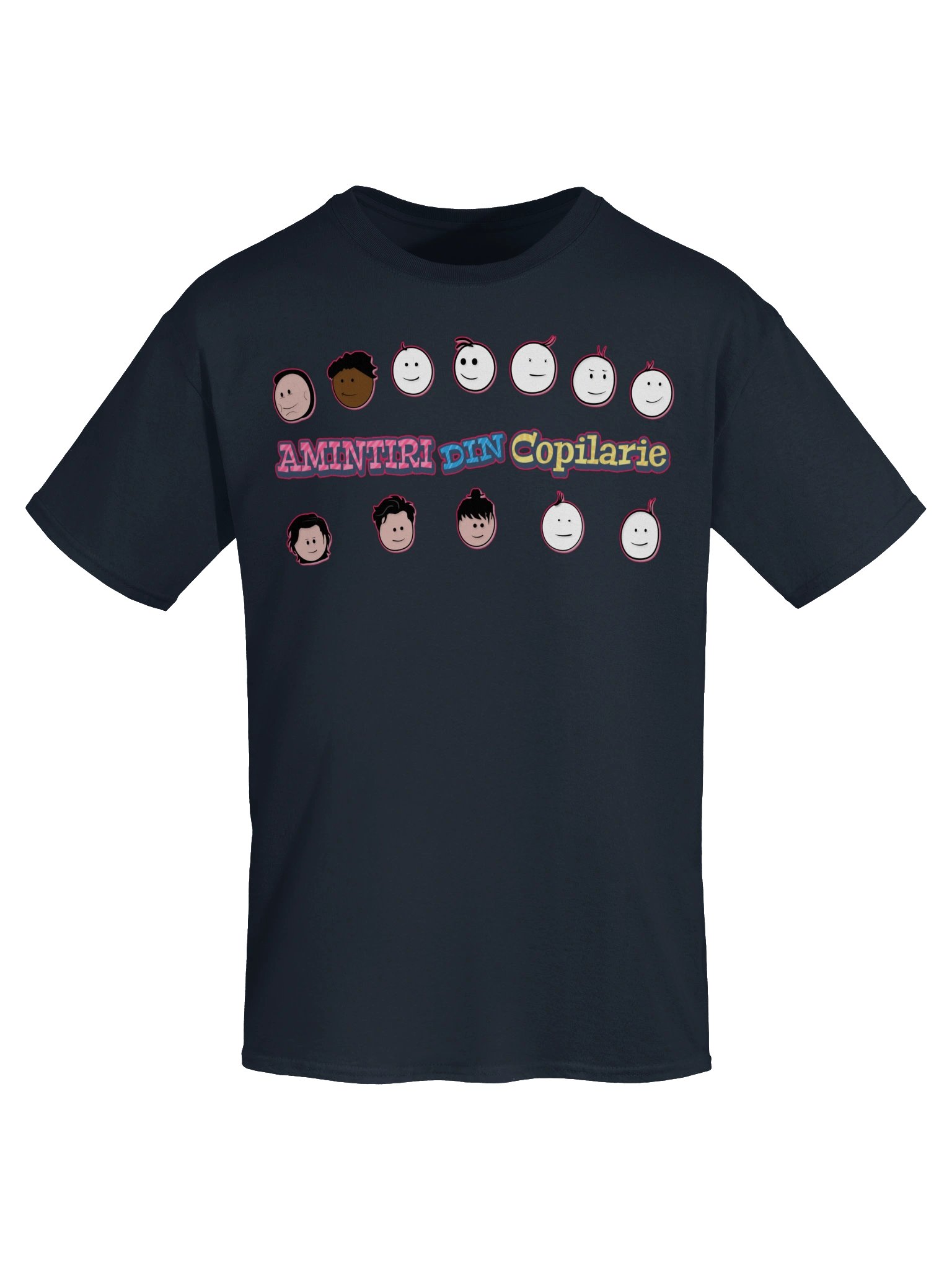 👕 Tricou Bleumarin Damă „Amintiri Din Copilărie” – Personajele product image (5)